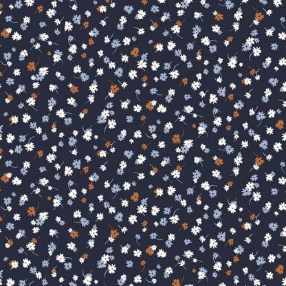 Small Daisy (Navy)