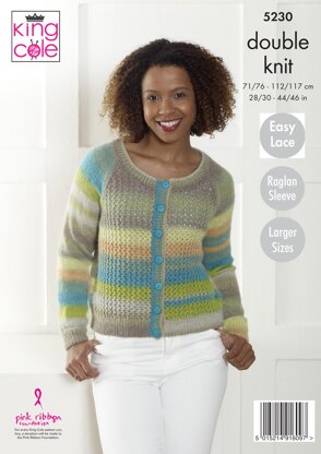 Sweater & Cardigan in King Cole Sprite DK - 5230 - Downloadable PDF