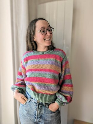 Strippie Sweater - KnitSis