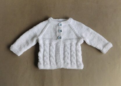 Freddie Cabled Baby Jacket