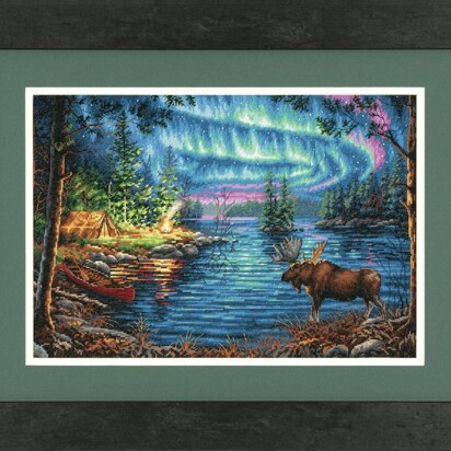 Dimensions Gold: Counted Cross Stitch Kit: Northern Night - 30 x 40.5cm
