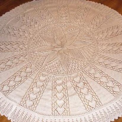 Palm Leaf Shawl - knitting pattern