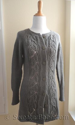 #153 Simply SweaterBabe Top-Down Cardigan