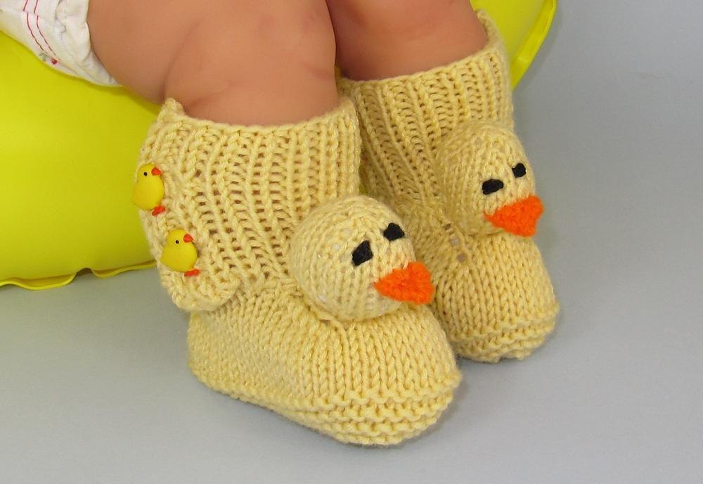 Duck feet hot sale baby booties