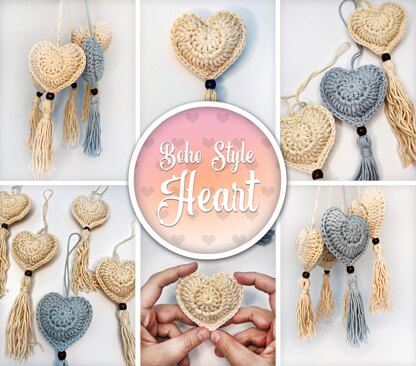 Boho Style Heart