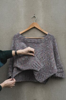 Yoga sweater pattern by Neringa Ruke