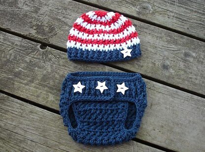 Stars & Stripes Diaper Cover