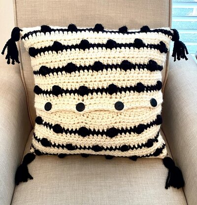 Modern Bobble Throw Pillow