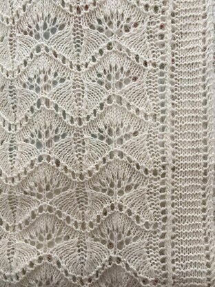 Lace Anniversary Lap Blanket