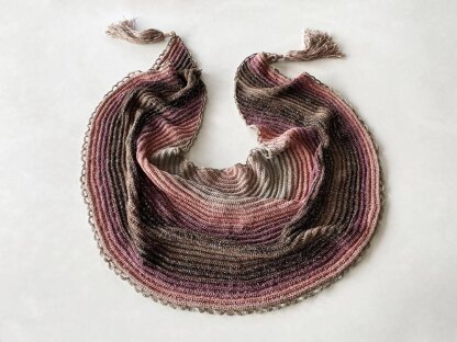 Crochet shawl pattern PDF