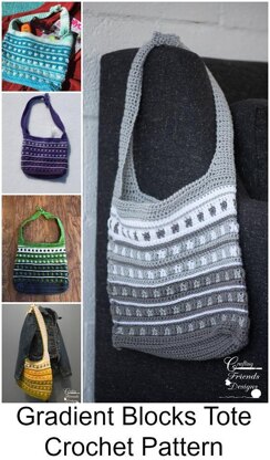 Gradient Blocks Tote