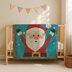 Santa Claus Christmas Blanket C2C Merry X-Mas Throw C2C CROCHET PATTERN