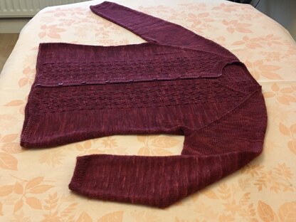 Cardigan - pattern slightly modified