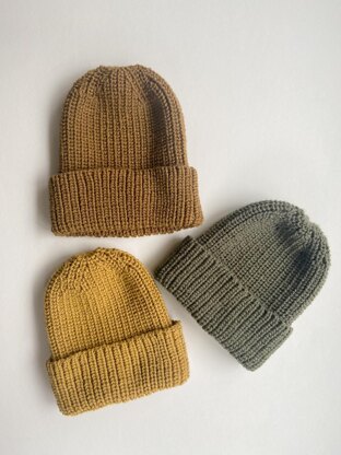Reversible Ribbed Beanie