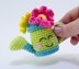 Amigurumi Mini Watering Can with Flowers