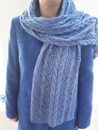 Blue Siena Scarf