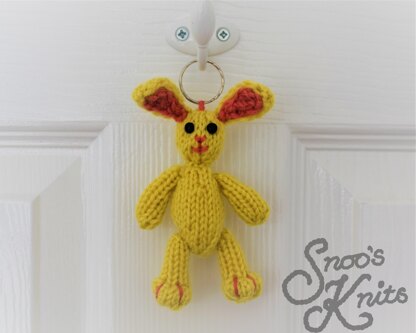 Rabbit Keyring Knitting Pattern Snoo's Knits