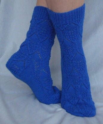 Socks Sapphire feathers