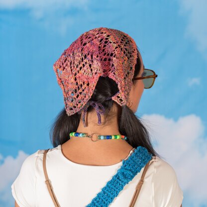 Sonar Bandana in Berroco Summer Sesame - Downloadable PDF