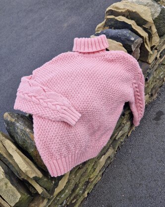 Ladies Aran Jumper 5100