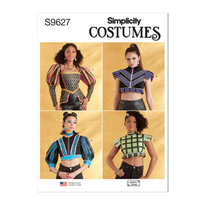 Simplicity Misses' Costume Tops by Andrea Schewe Designs S9627 - Sewing Pattern