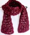 Berry Briar Knit Lace Scarf