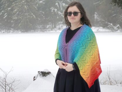 Rainbow love wrap