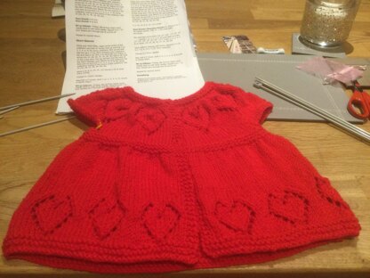 Heart cardigan