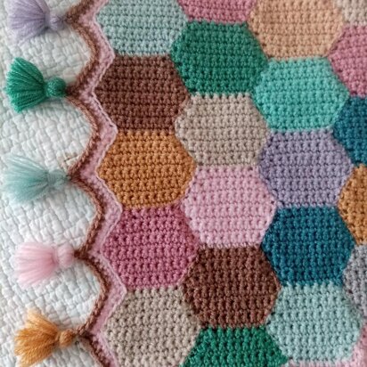 Patchwork Hexagon Blanket