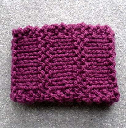 Garter Ridge Scarf