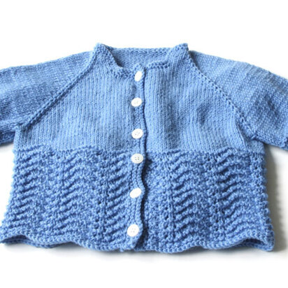 Hatchling Cardigan in Lion Brand Babysoft - 90591AD