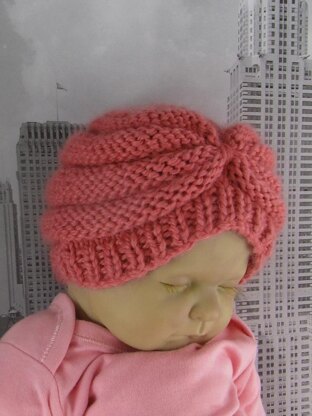Baby Chunky Beehive Turban Hat