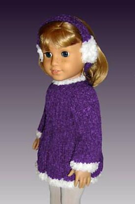 Doll Clothes Pattern, PDF, Fits American Girl Doll and 18 inch dolls