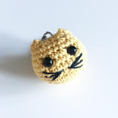 Crocheted Cat Keyring