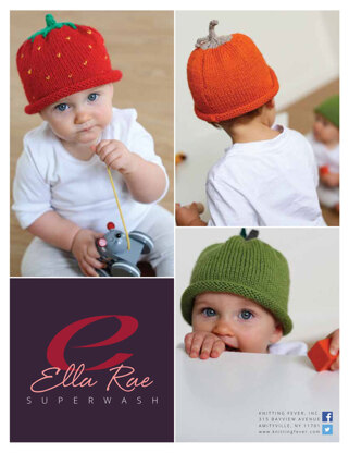 Beanie Set 3 in Ella Rae Superwash Classic - ER16-03