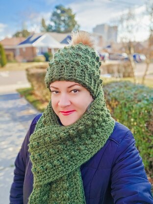 Sherwood Hat and Scarf Set