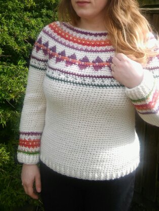 Snow Flowers Jumper