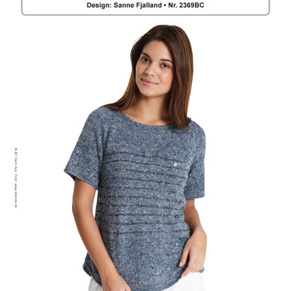 Jumper with Pockets in BC Garn Tussah Tweed - 2369BC - Downloadable PDF