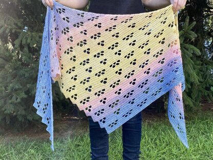 Lighter Than Air Shawl