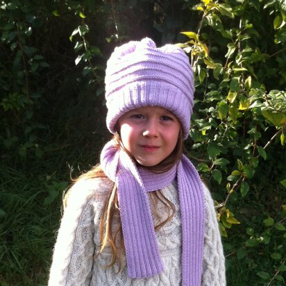 Elemiah - Girl's Hat and Scarf