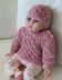 Jewel - Babies diamond lace sweater and beanie