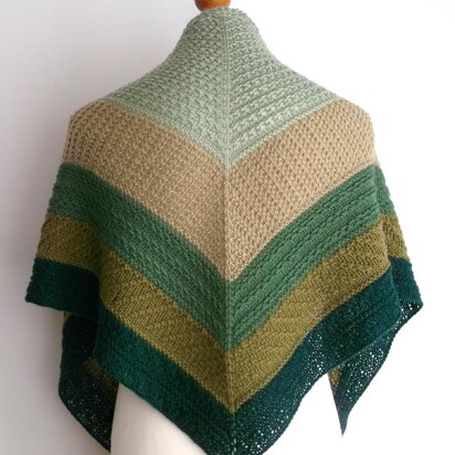 Sampler shawl