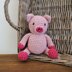 Hoooked Pigglet Maggie - 28cm x 16cm (Light Pink Shades)