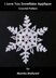 I Love you Snowflake Crochet Pattern For Christmas