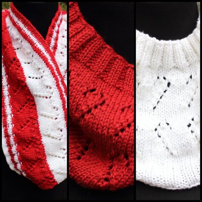 Candy Cane Cowl