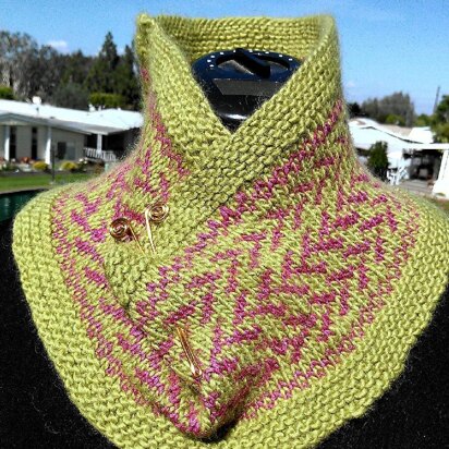 Two Color Portugese Cowl