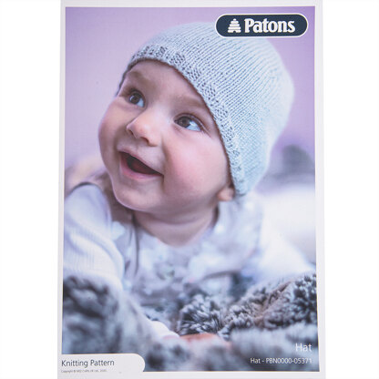 Baby Hat in Patons Cotton Bamboo - Leaflet