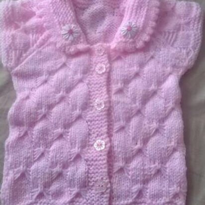 Cap Sleeve Cardi 0-6mths