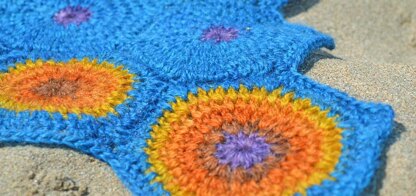 Geminids Meteor Crochet Scarf