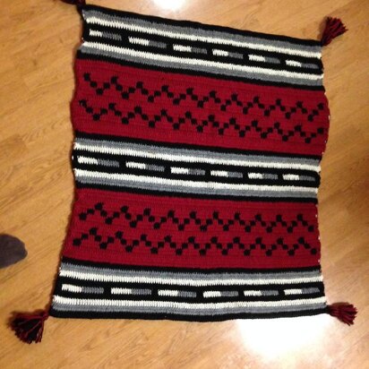 Burnt Water Saddle Blanket